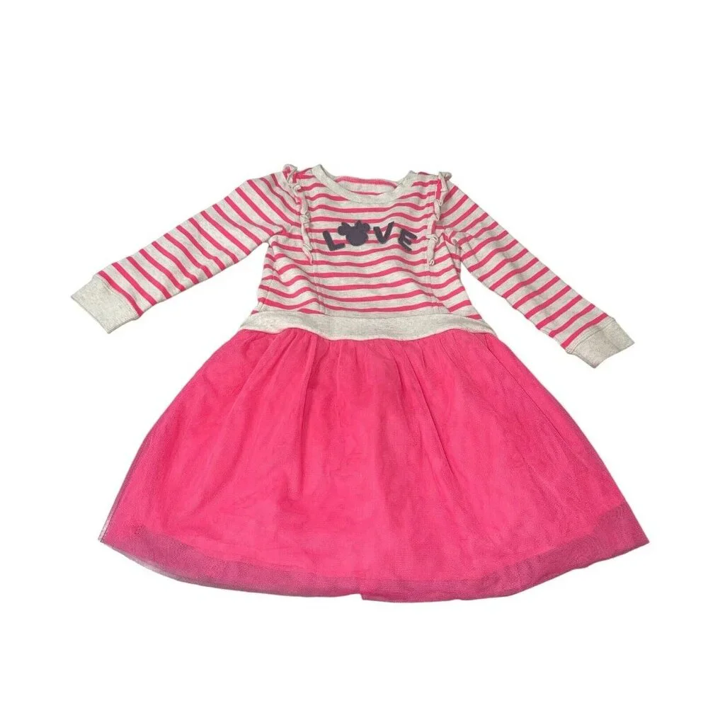 babyGap x Disney Girls Size 5 Minnie Mouse Mix-Media Dress